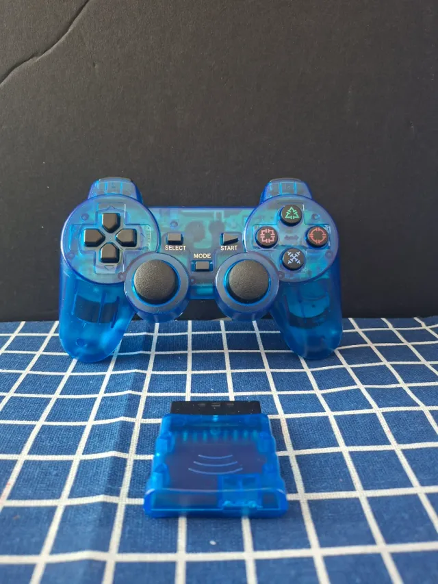 PS2 MANDO INALAMBRICO AZUL