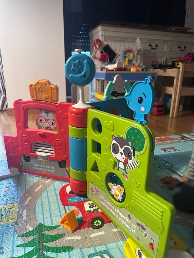 Lote 6 Juguetes Bebé + Mini Alfombra