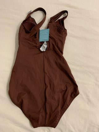 Bañador marrón enfasis copa C talla 38