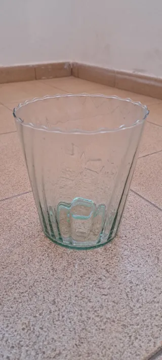 Maceta de cristal 18 cm