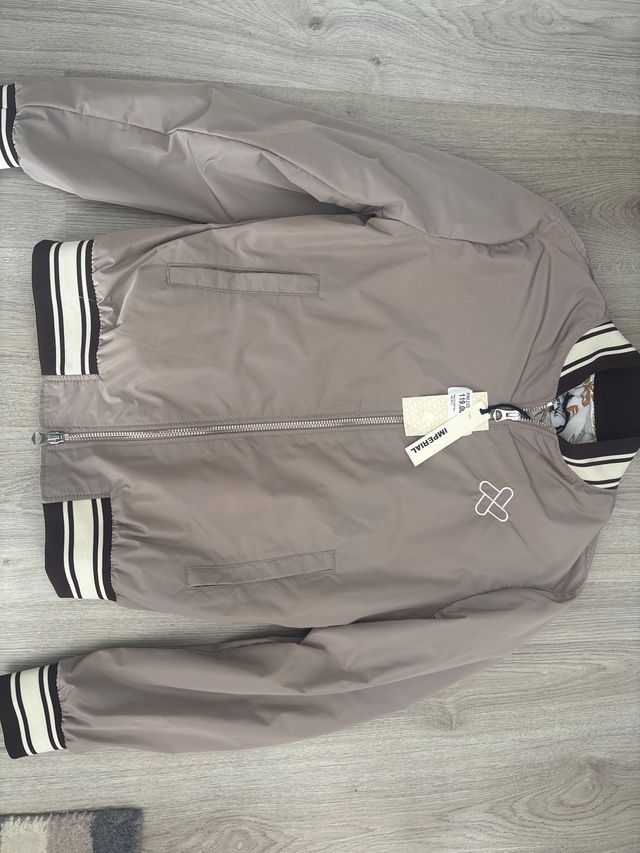 Giacca Imperial bomber beige/marrone nuova