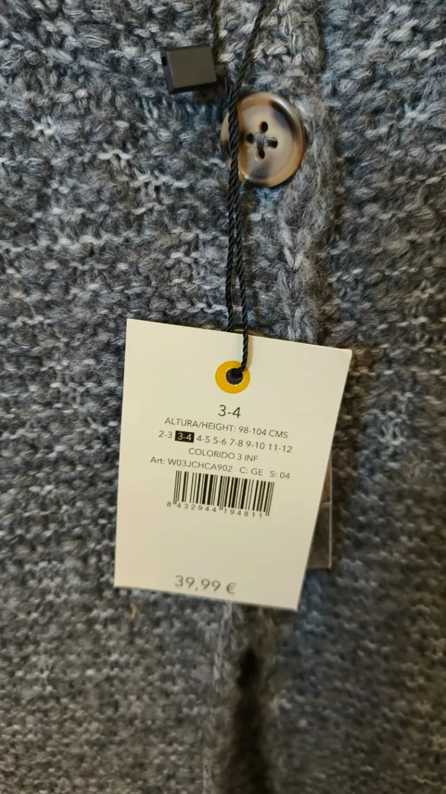 Rebeca niña GOCCO T.3-4 nueva sin estrenar