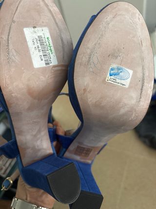 Sandalias Gloria Ortiz Azul Talla 40