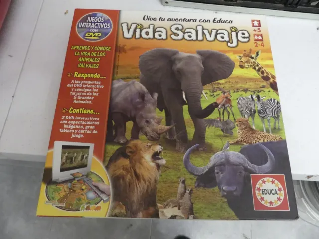 Juego Educa Vida Salvaje + DVD