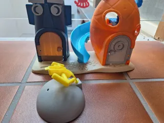 Casa Bob Esponja Piña y Tobogán