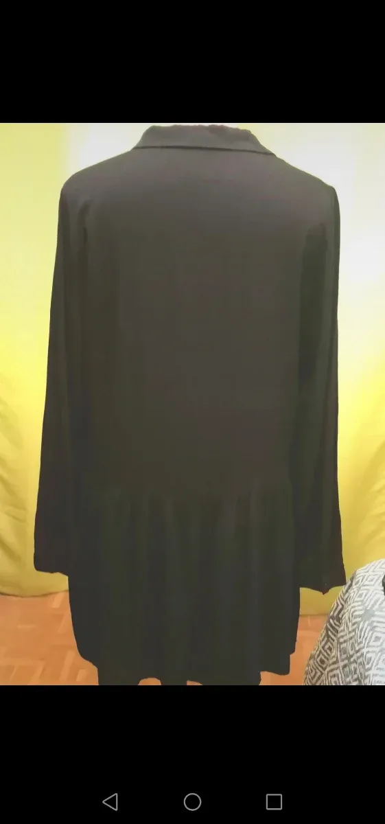 Vestido negro Vila oversize T.40