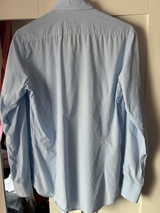 Camisa Massimo Dutti Slim Fit Azul