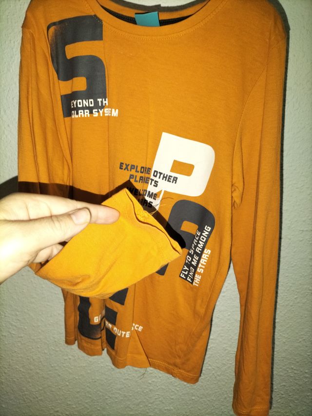 Camisa niño Primark azul talla 6/7