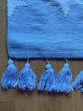 Alfombra Zara Home estrellas azul