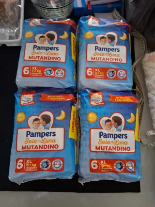 Pannolini Pampers Sole Luna Mutandino XL