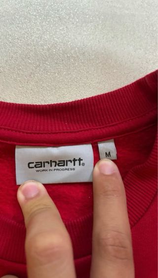 Felpa Carhartt Rossa