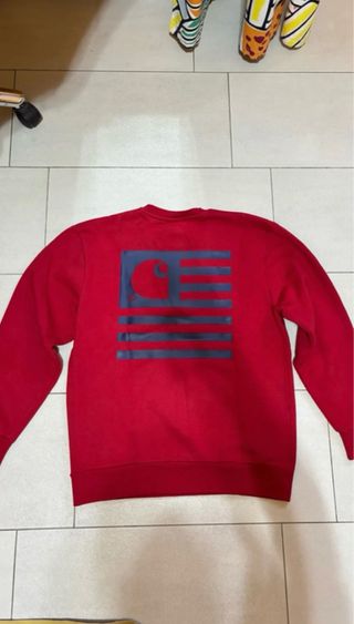 Felpa Carhartt Rossa