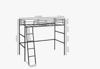 Litera alta Ikea negra