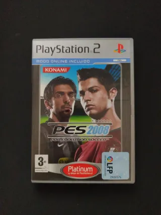 PES 2008 PS2 Konami Platinum Edition