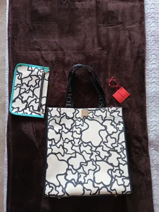 Bolso Tous Blanco y Negro
