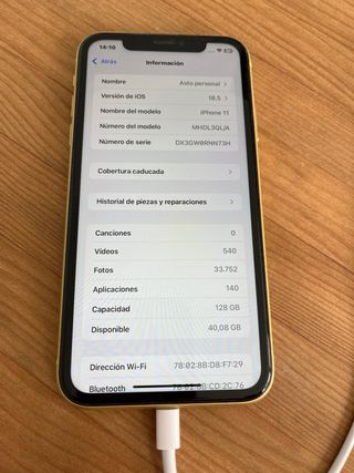 iPhone 11 128 GB Giallo