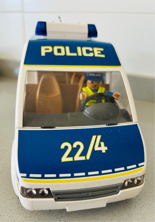 Playmobil Coche Policía Luz y Sonido