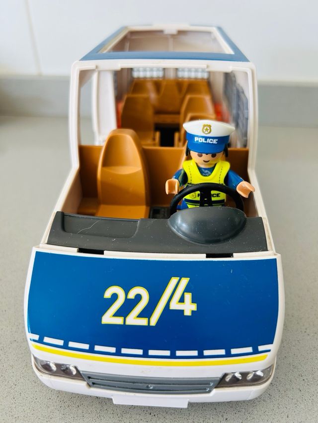 Playmobil Coche Policía Luz y Sonido
