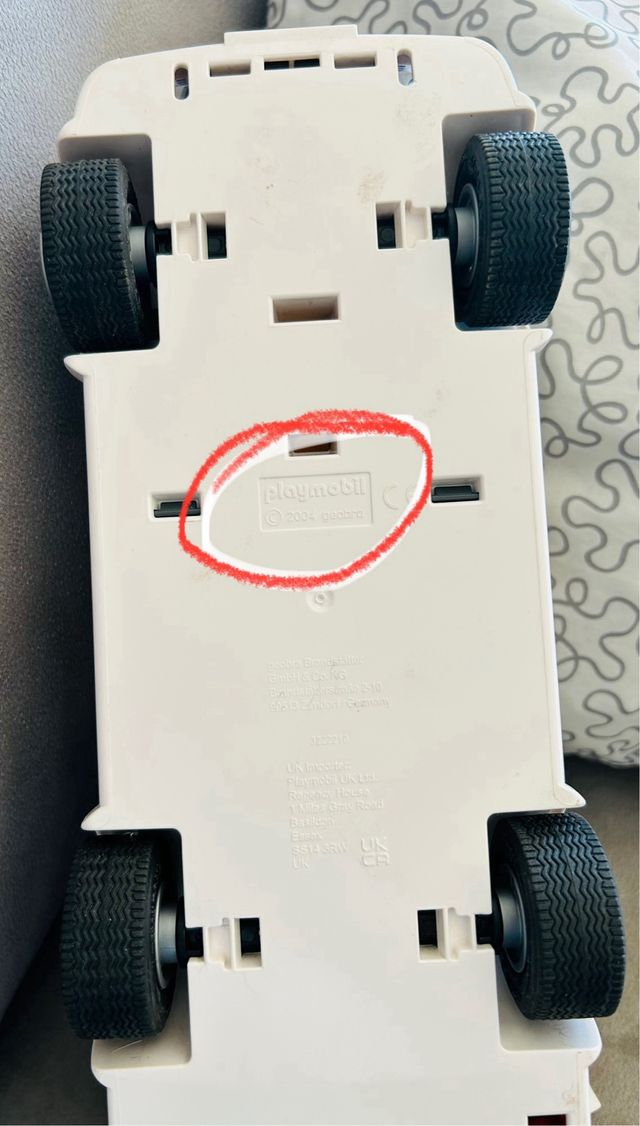 Playmobil Coche Policía Luz y Sonido