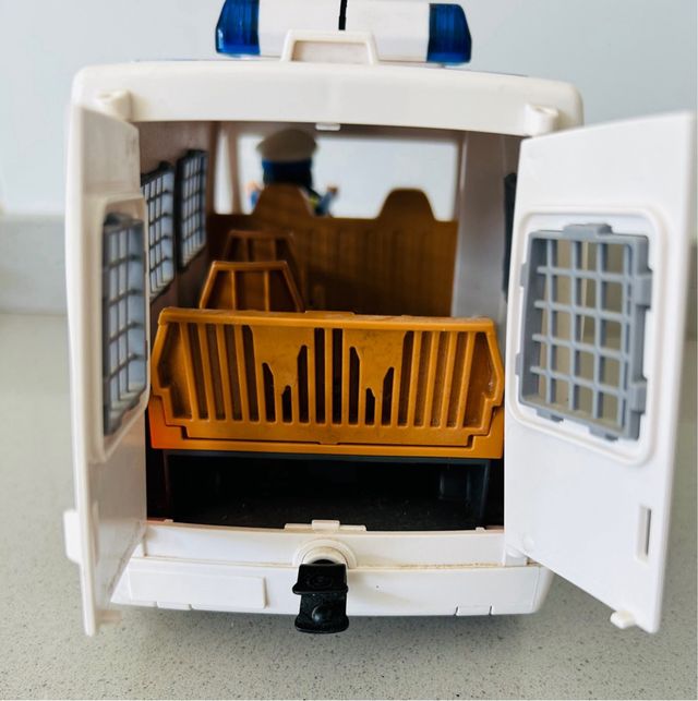 Playmobil Coche Policía Luz y Sonido