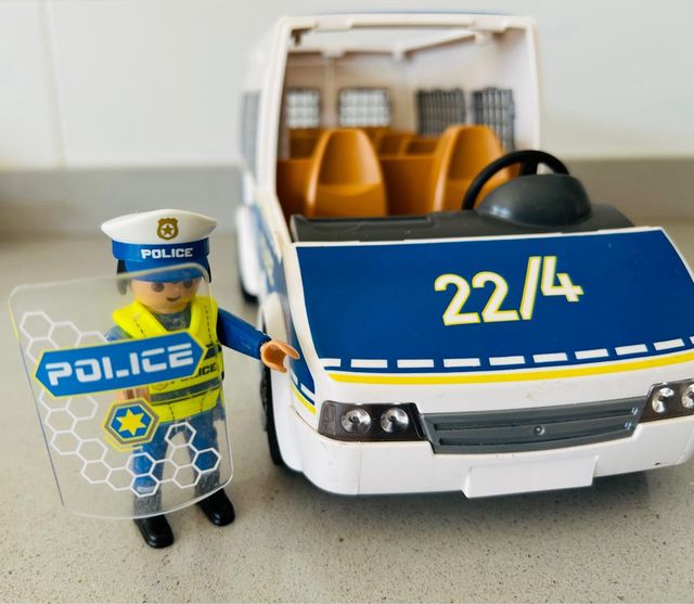Playmobil Coche Policía Luz y Sonido