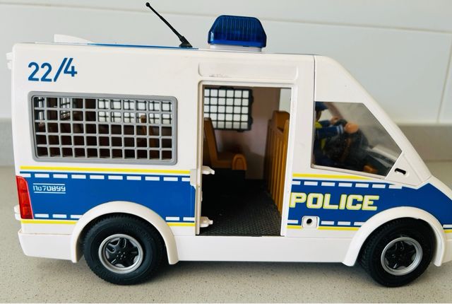 Playmobil Coche Policía Luz y Sonido