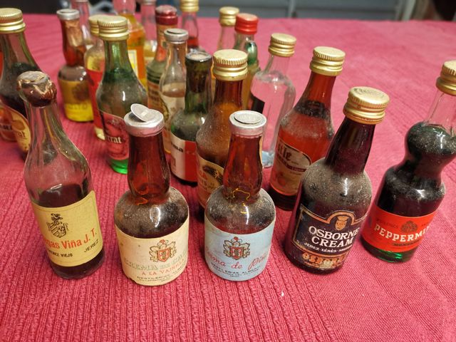 Colección 22 mini botellines licores