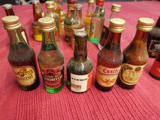 Collezione di 22 mini bottiglie di liquore