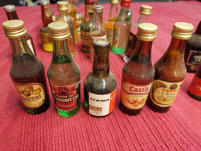 Colección 22 mini botellines licores