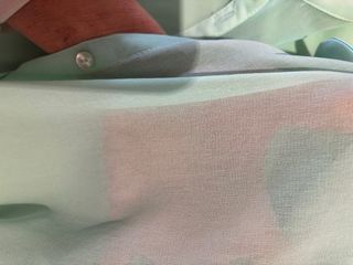 Camisa Stradivarius verde transparente Talla S