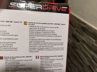 Volante y Pedales Superdrive para Nintendo Switch