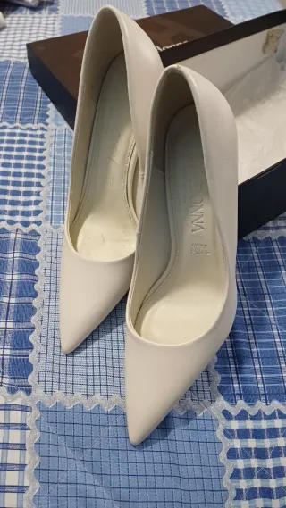 Scarpe Primadonna bianche taglia 37 tacco 11