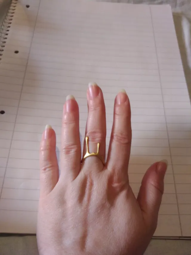 Anillo original plata diseño goteo