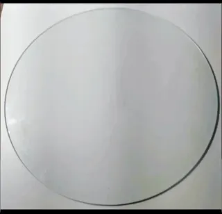 Cristal redondo para mesa 100 cm = un metro