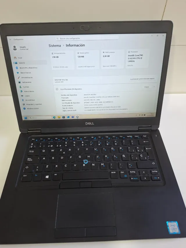 Portátil Dell Latitude 5490 Nero