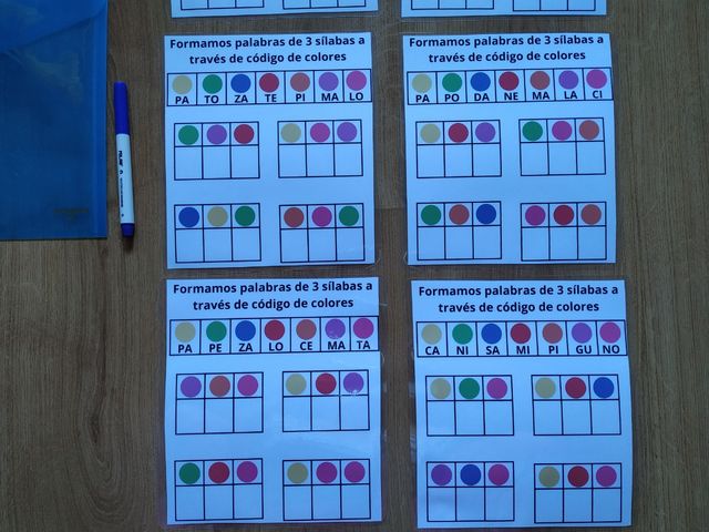 Juego descubrir las palabras escondidas 3 sílabas