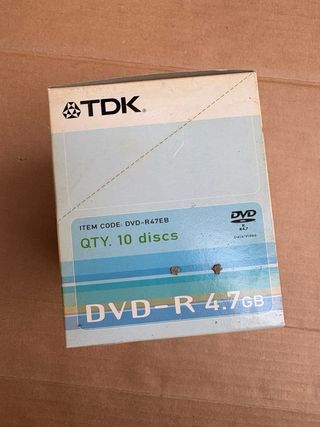TDK DVD-R 10 dischi 4.7 GB 1-4x