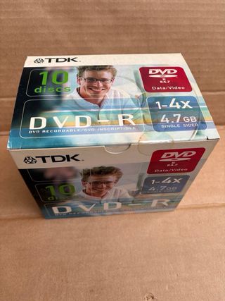 TDK DVD-R 10 dischi 4.7 GB 1-4x