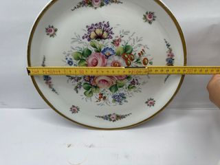 Piatto Limoges in porcellana decorato