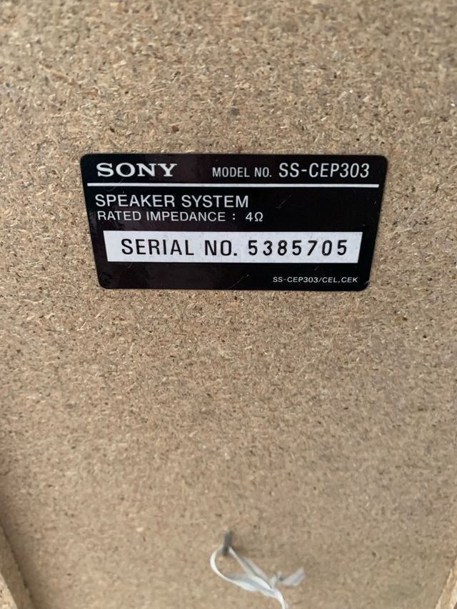 Altavoces Sony Marrones