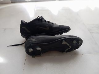 Botas Fútbol Nike Mercurial Niño Negras