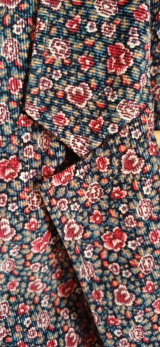 Americana micropana floral entallada T.XS