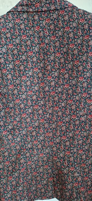 Americana micropana floral entallada T.XS