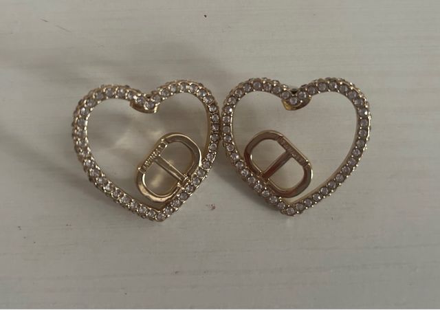 Pendientes corazón Twinset con cristales