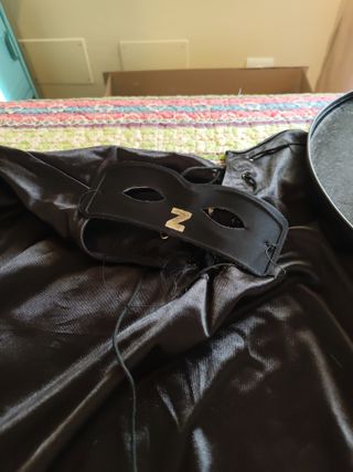 Disfraz Zorro Negro Talla Única