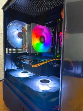 PC Gaming Negro con RGB