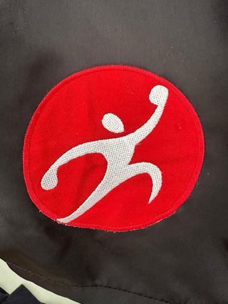 Pantalón boxeo DYM negro y plata Talla L