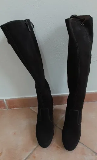 Stivali Nero Giardini donna n.38,con tacco.