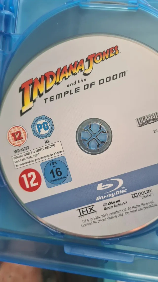 Indiana Jones Colección Completa Blu-ray