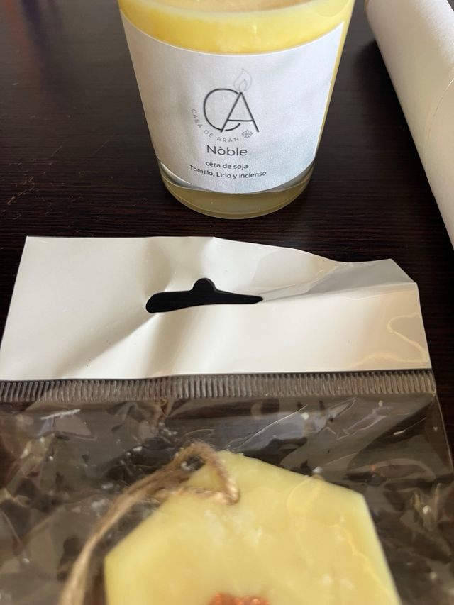 Lote: Vela, Ambientador y Incienso